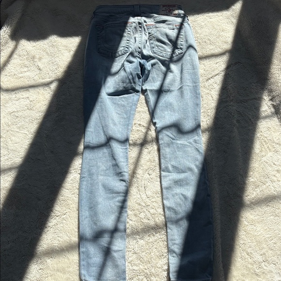 True Religion Curvy Skinny Jeans – Size 27 | Signature Horseshoe | Light Wash | - Picture 8 of 10